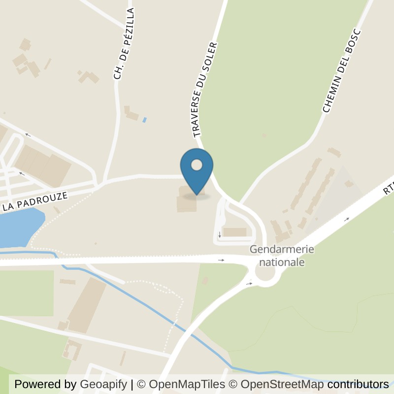 Map: location of l'Orange Bleue Thuir in Thuir
