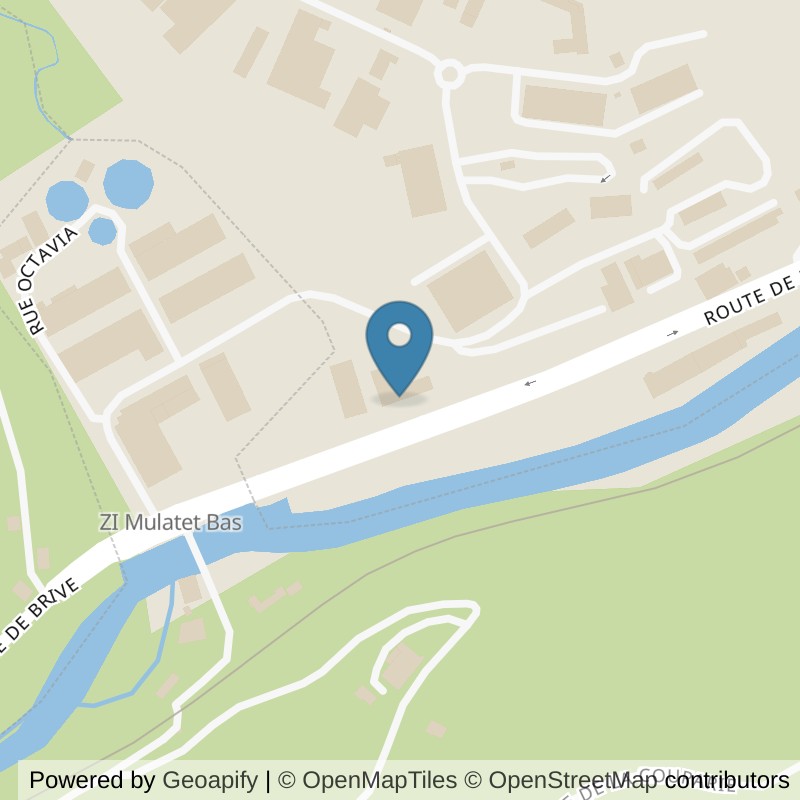 Map: location of l'Orange Bleue Tulle in Tulle