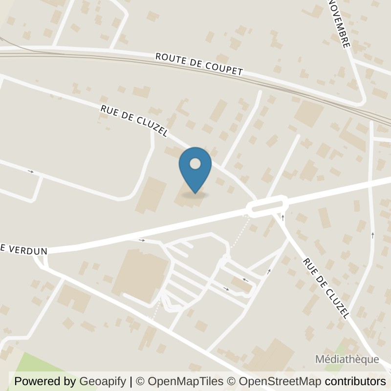 Map: location of l'Orange Bleue Valence d' Agen in Valence d' Agen