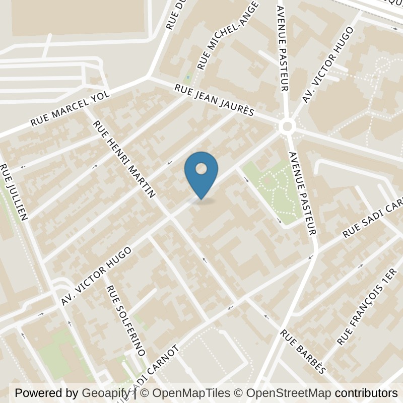 Map: location of l'Orange Bleue vanves in Vanves