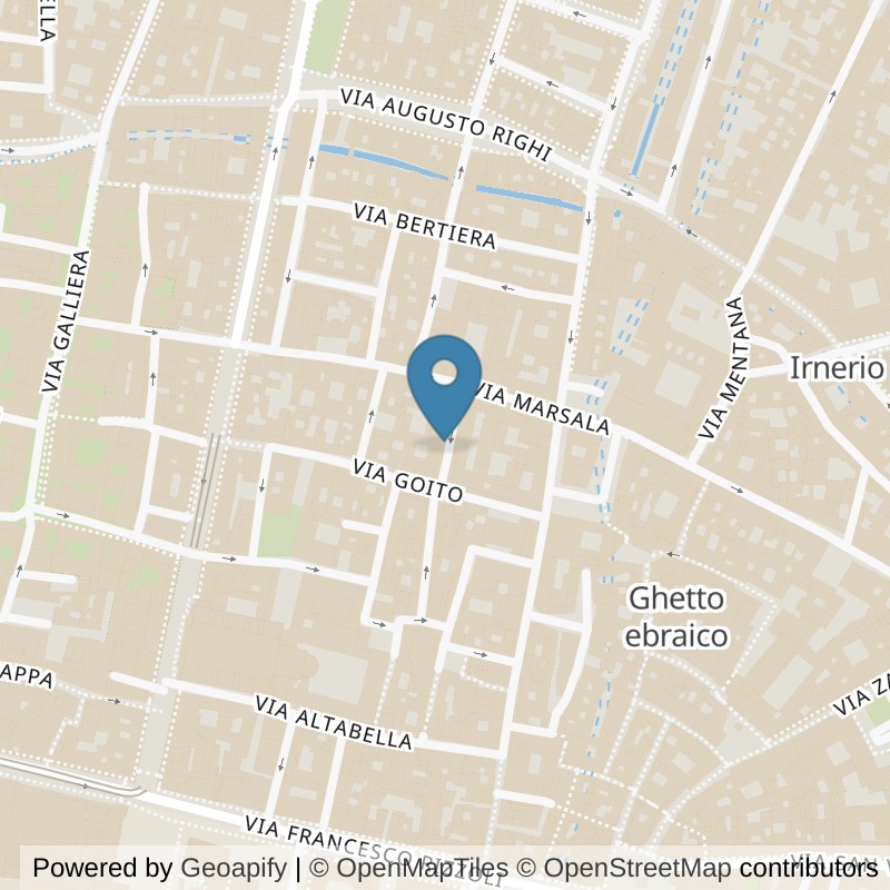 Map: location of Orange Palestre Bologna Centro in Bologna
