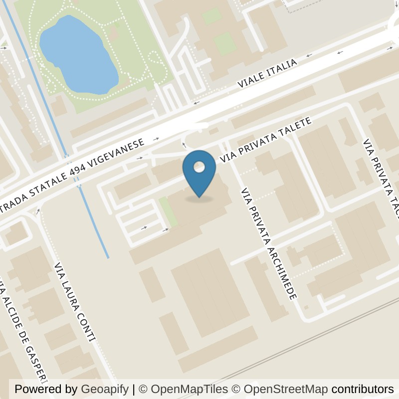 Map: location of Orange Palestre Milano Corsico in Corsico MI