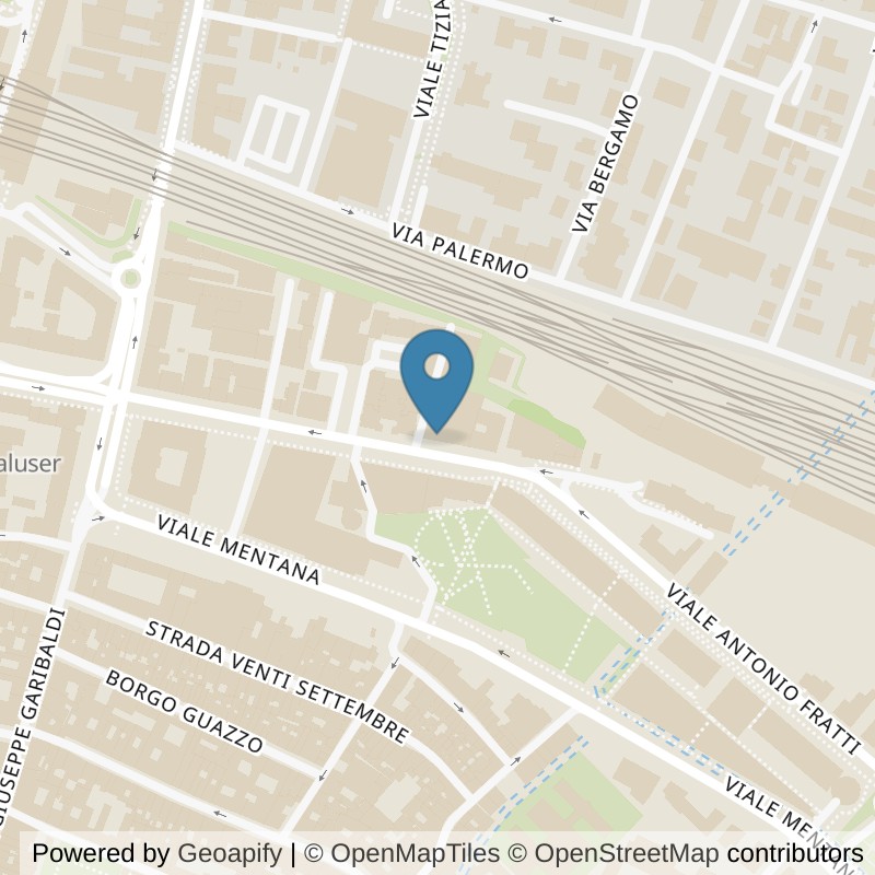 Map: location of Orange Palestre Parma in Parma