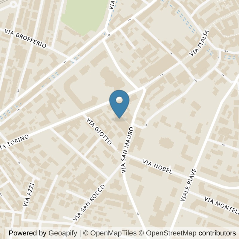 Map: location of Orange Palestre Torino Settimo in Settimo Torinese