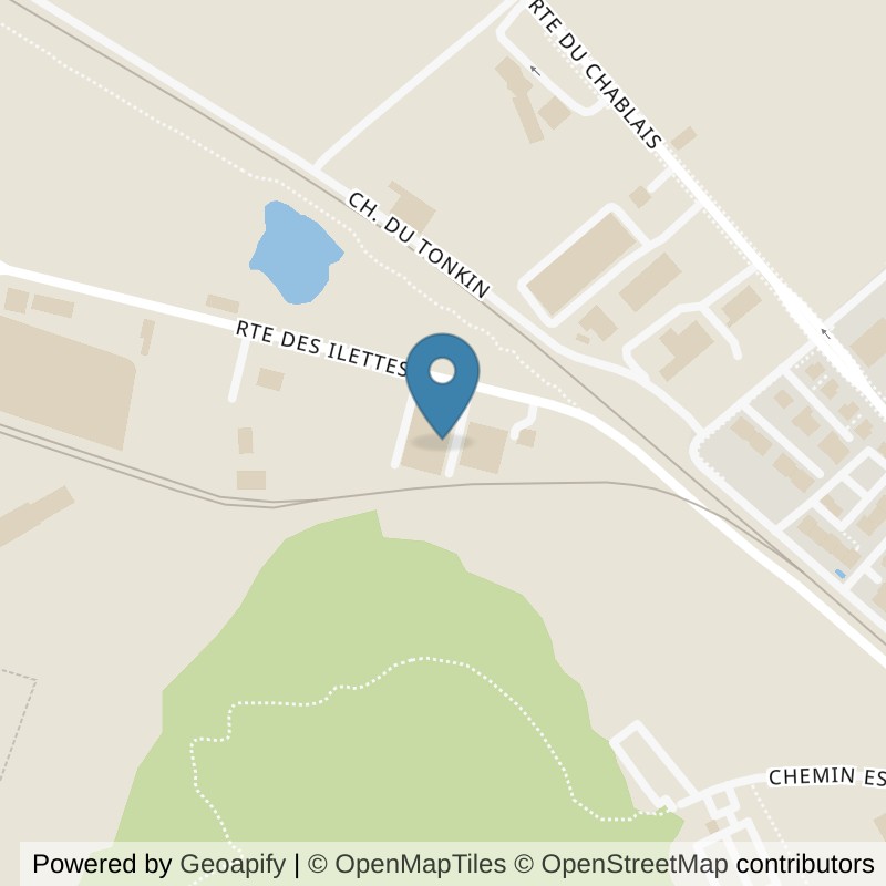 Map: location of OSS Fitness in Massongex