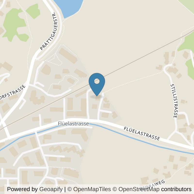Map: location of OUTDOOR TRAININGS Davos in Davos