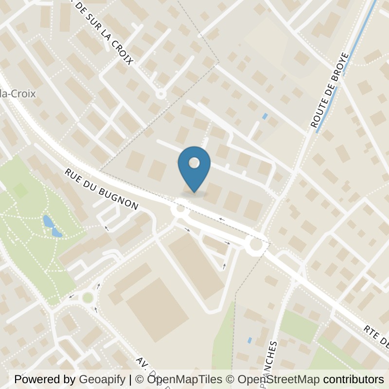 Map: location of PACE Studio in Prilly