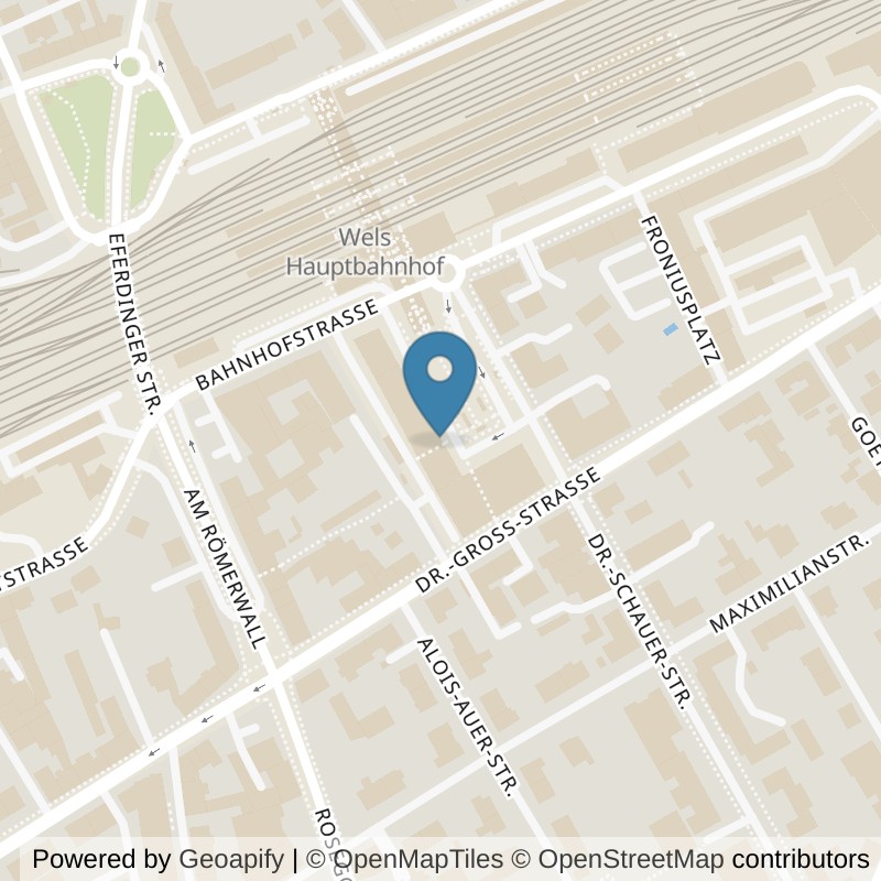 Map: location of PAINSTATION - By Eve / Fitnessstudio Wels in Wels