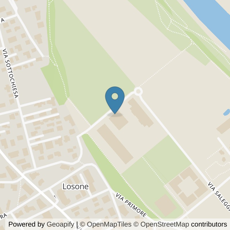 Map: location of Palestra delle scuole comunali di Losone in Losone