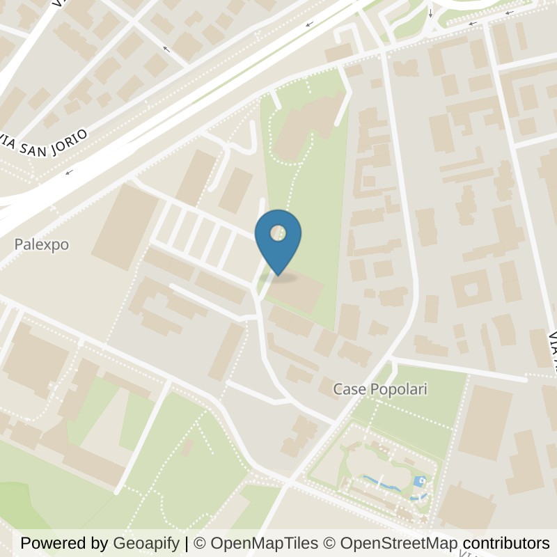 Map: location of palestra Peschiera in Locarno