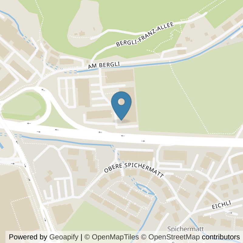 Map: location of Panthera Ladys Gym GmbH in Stans