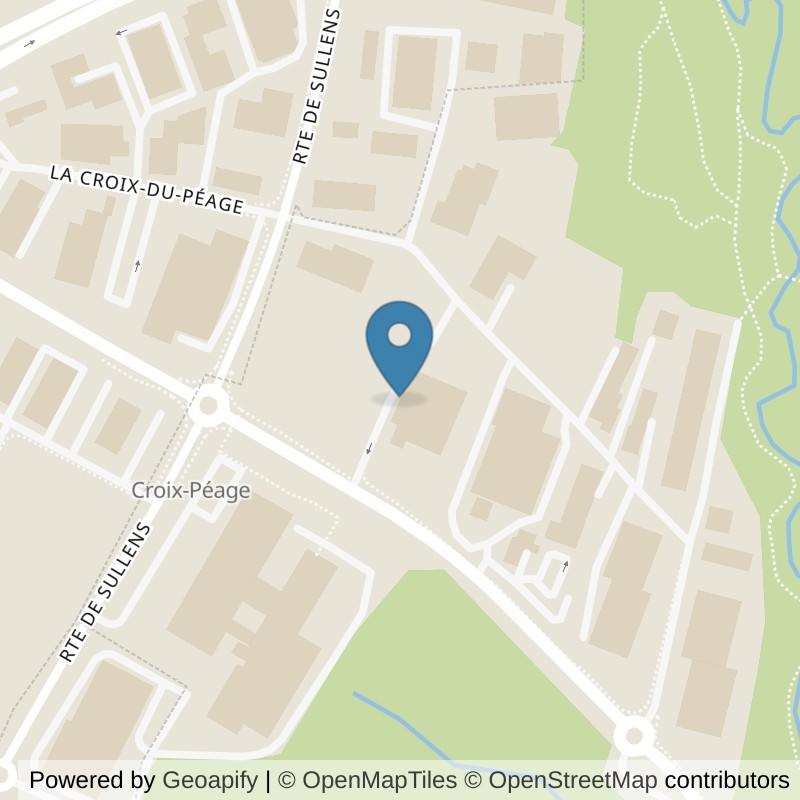 Map: location of Pegasus Gym in Crissier