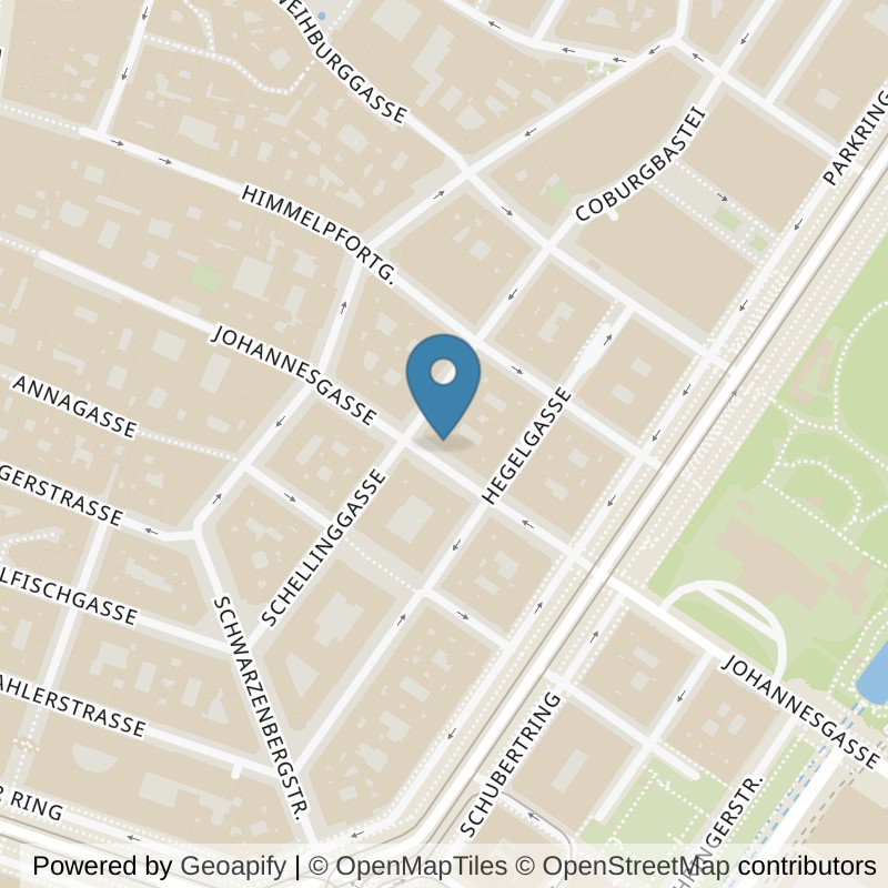 Map: location of Penthouse Sports GmbH in Wien