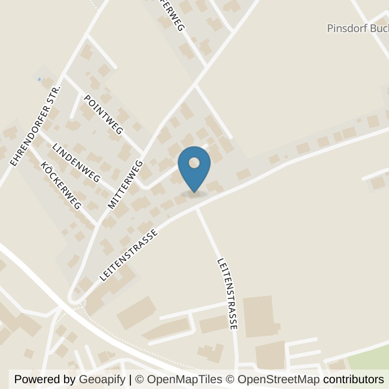 Map: location of Personal Fitness Training - Gmunden in Pinsdorf