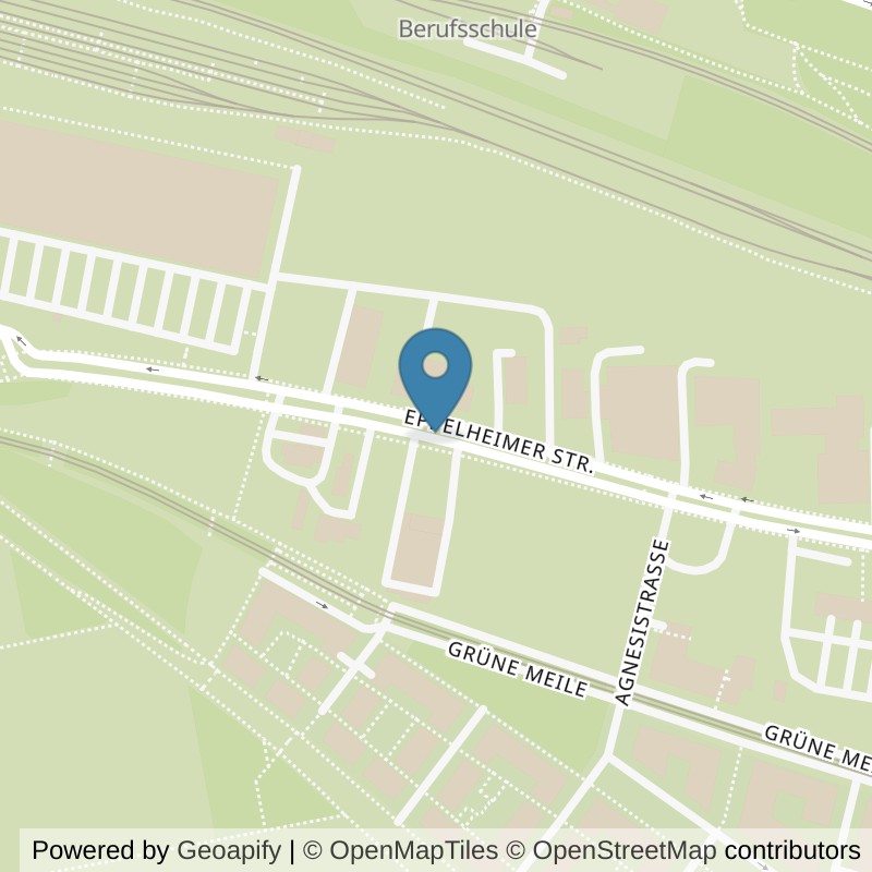Map: location of Pfitzenmeier VeniceBeach Heidelberg Pfaffengrund in Heidelberg