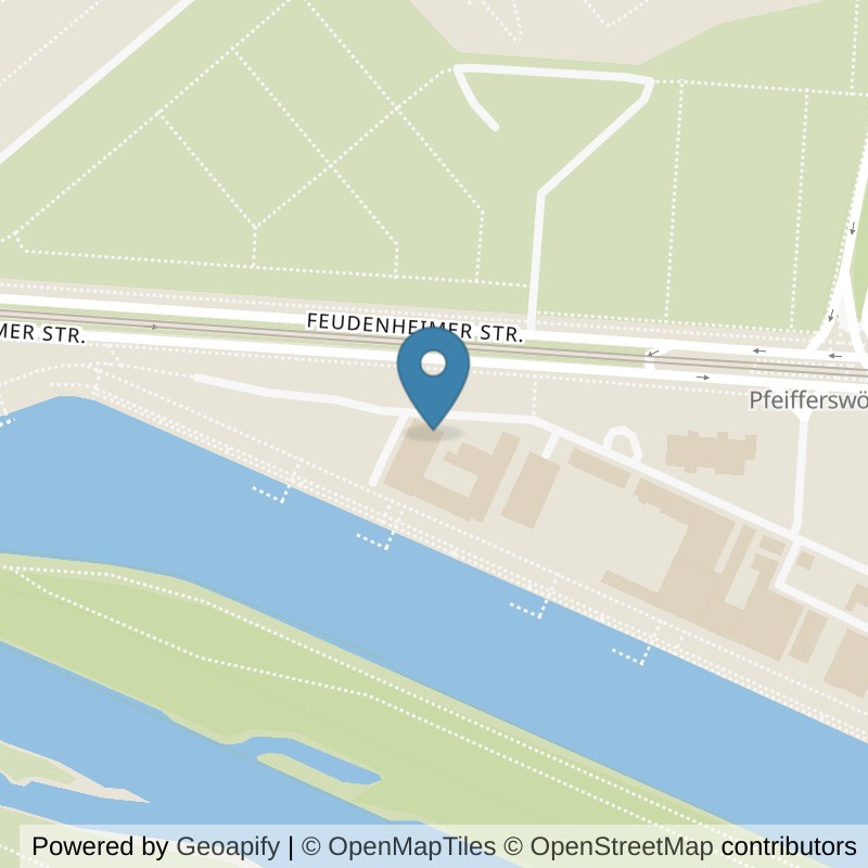 Map: location of Pfitzenmeier VeniceBeach Plus Mannheim Wohlgelegen in Mannheim