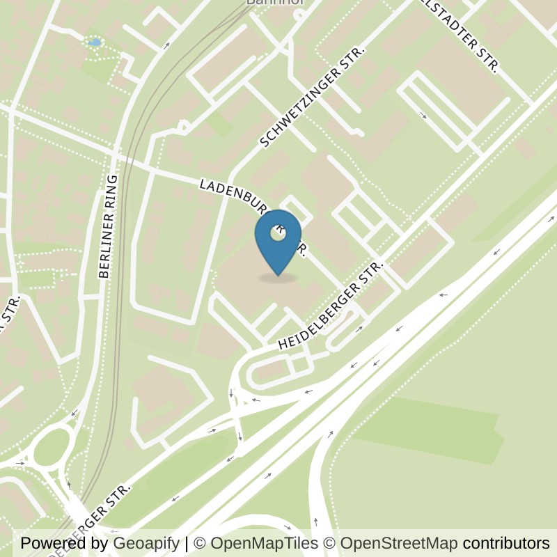 Map: location of Pfitzenmeier VeniceBeach Viernheim in Viernheim