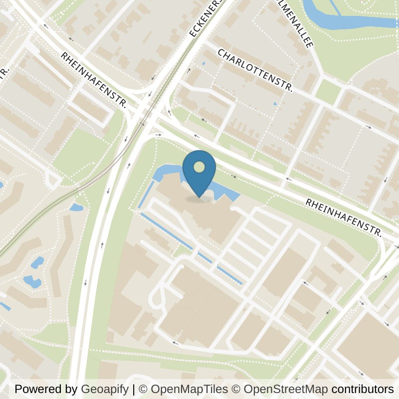 Map: location of pfitzenmeier-fitnessstudio-pfitzenmeier-premium-resort-karlsruhe in Karlsruhe