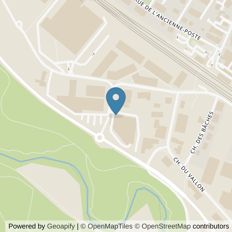 Map: location of PKF Fitness (ISS) in Bussigny