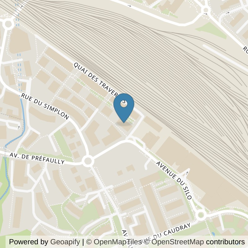 Map: location of PKF Fitness (Jupiter) in Renens (VD)