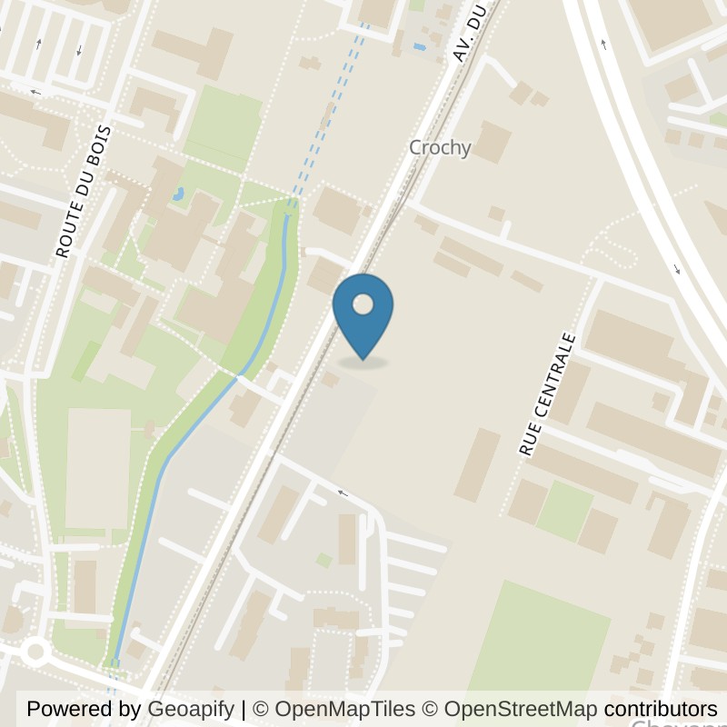 Map: location of PKF Fitness (Saturne) in Chavannes-près-Renens
