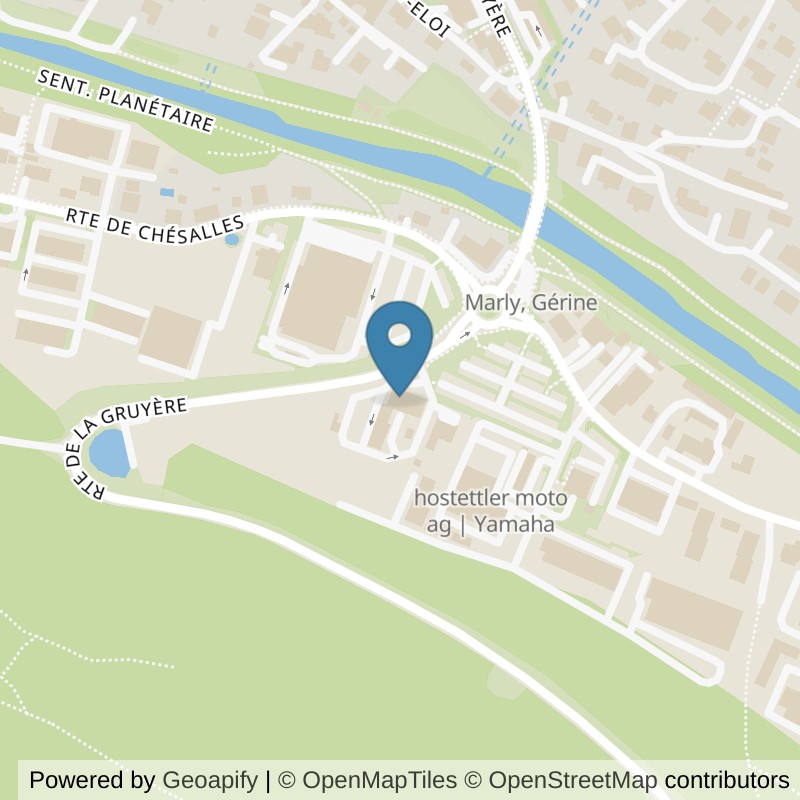 Map: location of Pleine Forme in Marly