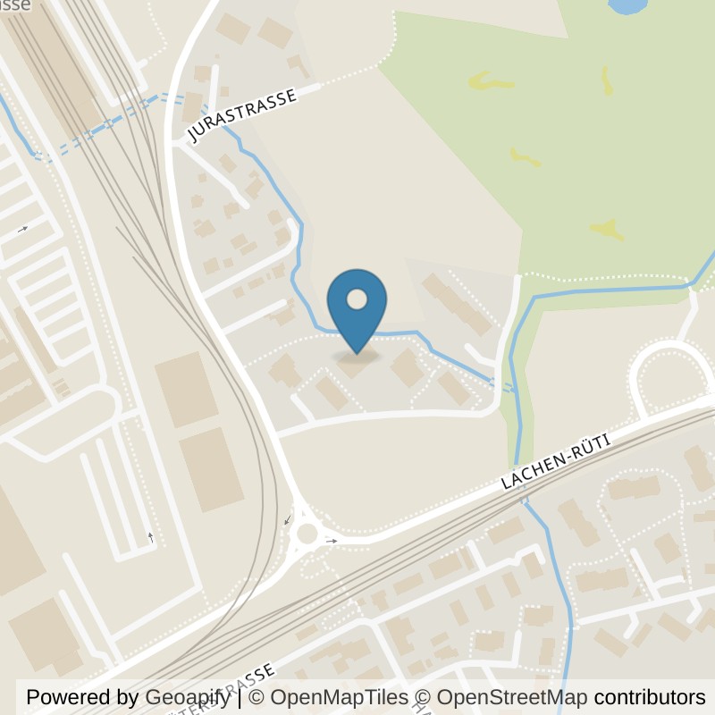 Map: location of powerfit in Luterbach