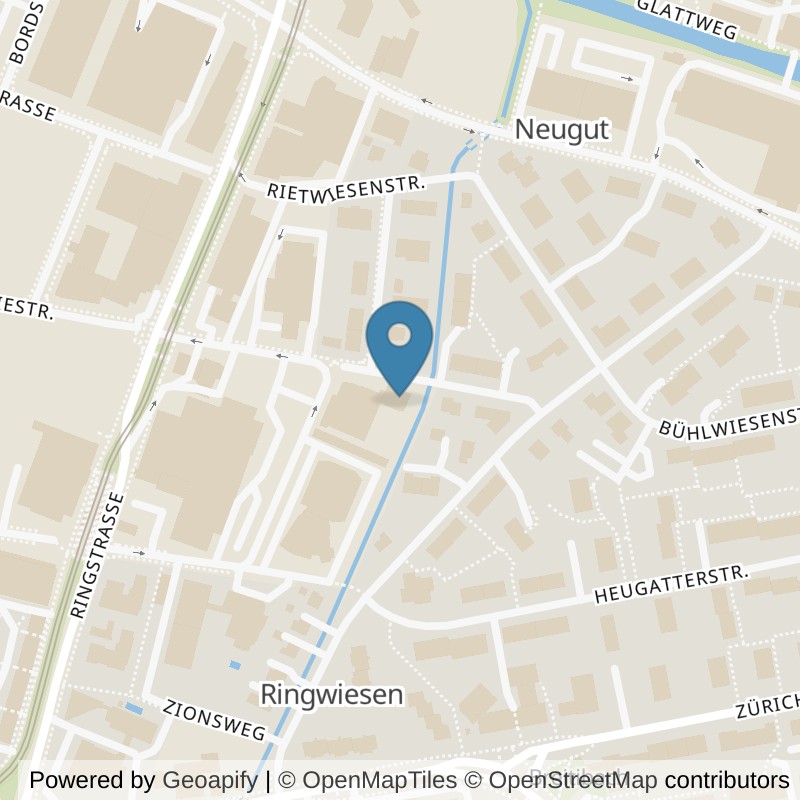Map: location of Powerhouse 24-7 GmbH in Dübendorf