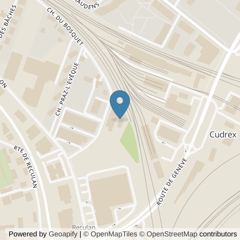 Map: location of Powerlifting Lausanne in Bussigny