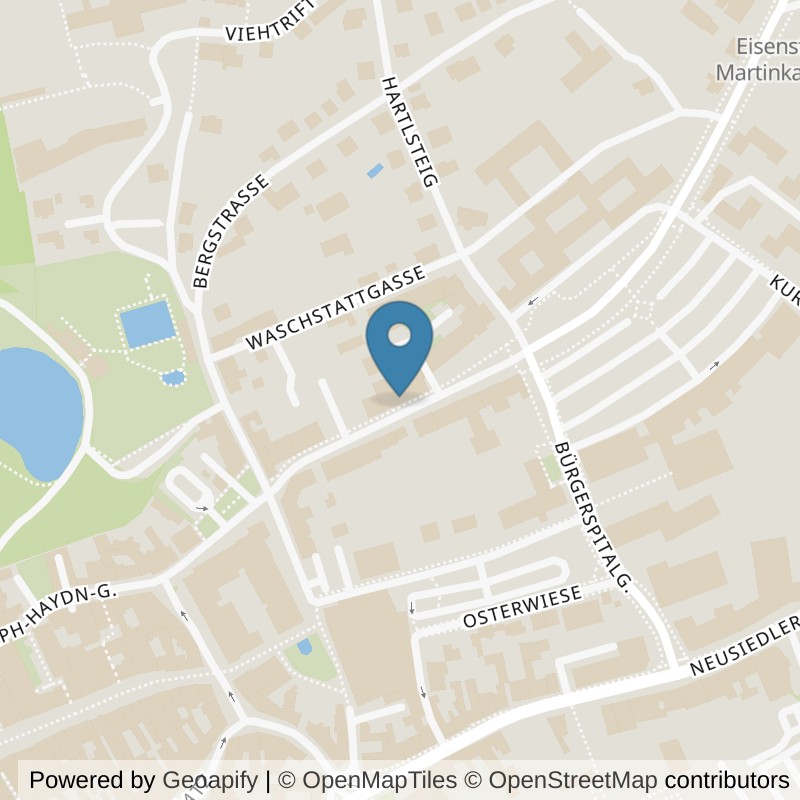 Map: location of Pri Fit - die 1. Adresse für Fitness in Eisenstadt