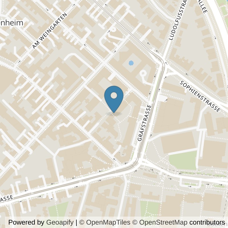Map: location of PRIME TIME fitness Bockenheim in Frankfurt am Main
