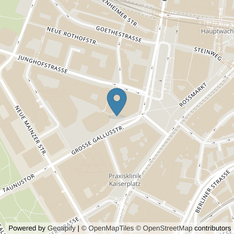 Map: location of PRIME TIME fitness Four in Frankfurt am Main