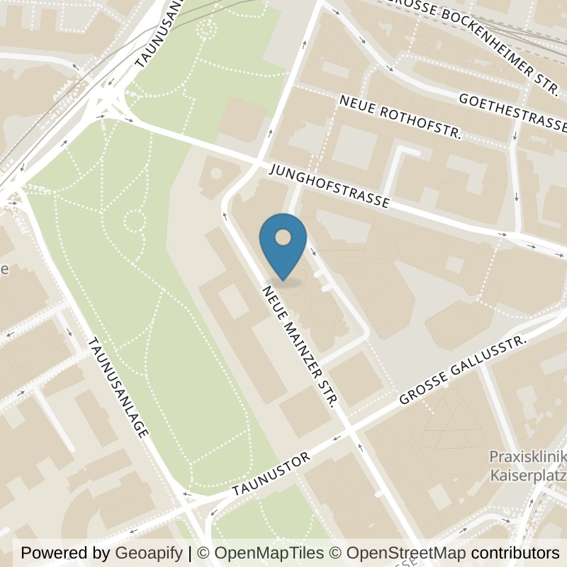 Map: location of PRIME TIME fitness Main-Tower in Frankfurt am Main