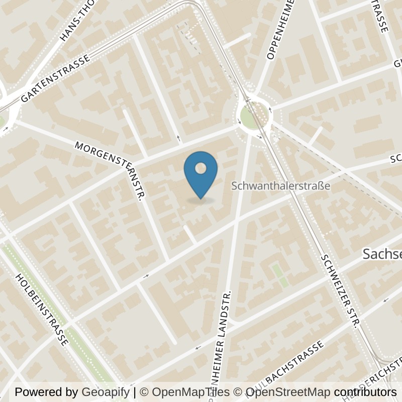 Map: location of PRIME TIME fitness Schweizer-Platz in Frankfurt am Main