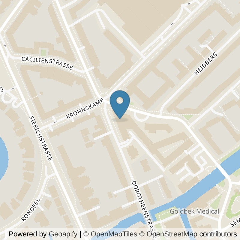 Map: location of PRIME TIME fitness Winterhude in Hamburg