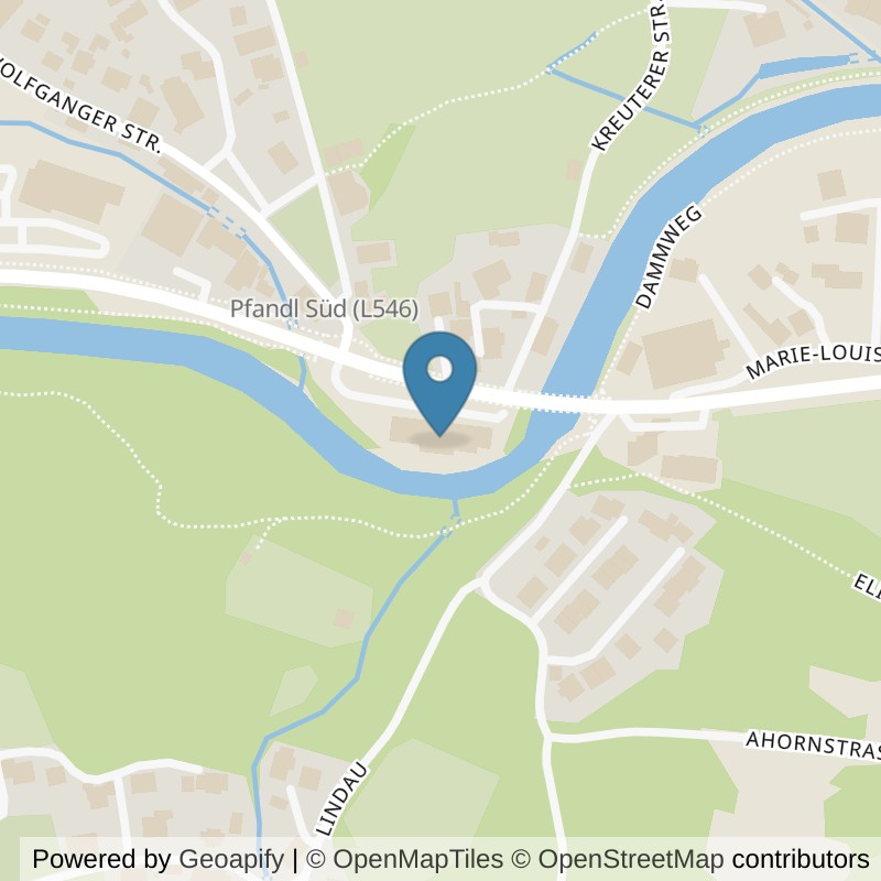 Map: location of proLife fitness + health club in Bad Ischl