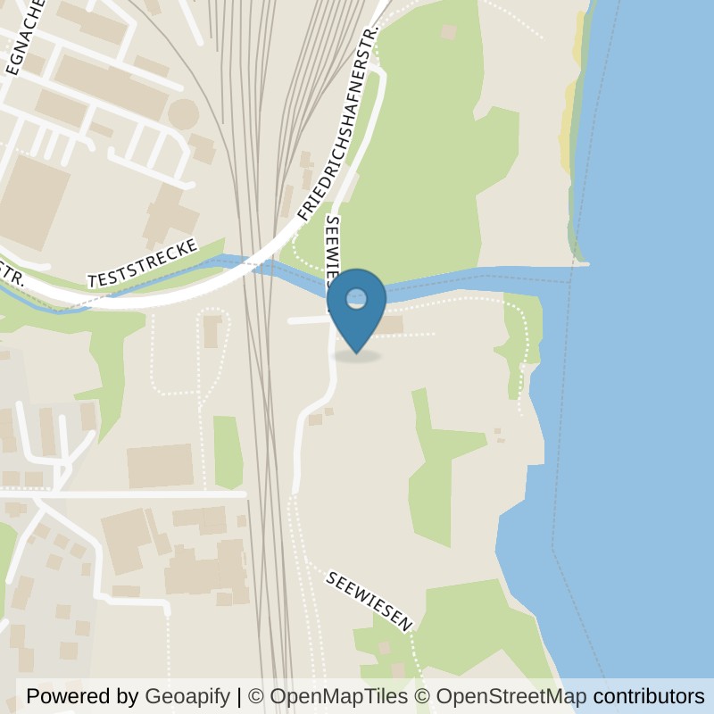 Map: location of Pumptrack am See, Salmsach in Salmsach