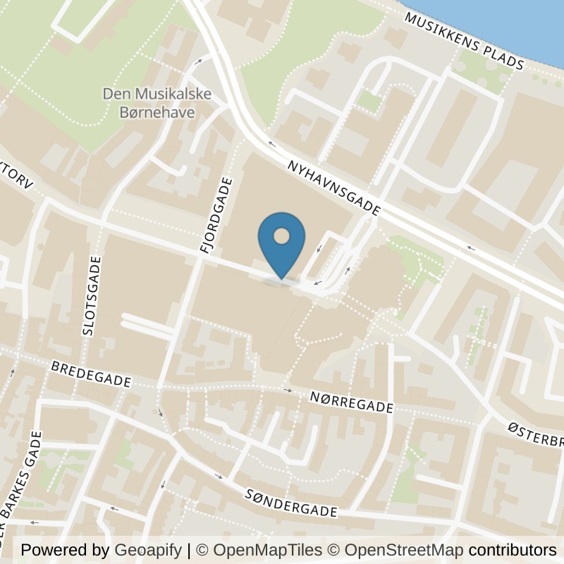 Map: location of PureGym Aalborg Friis in Aalborg