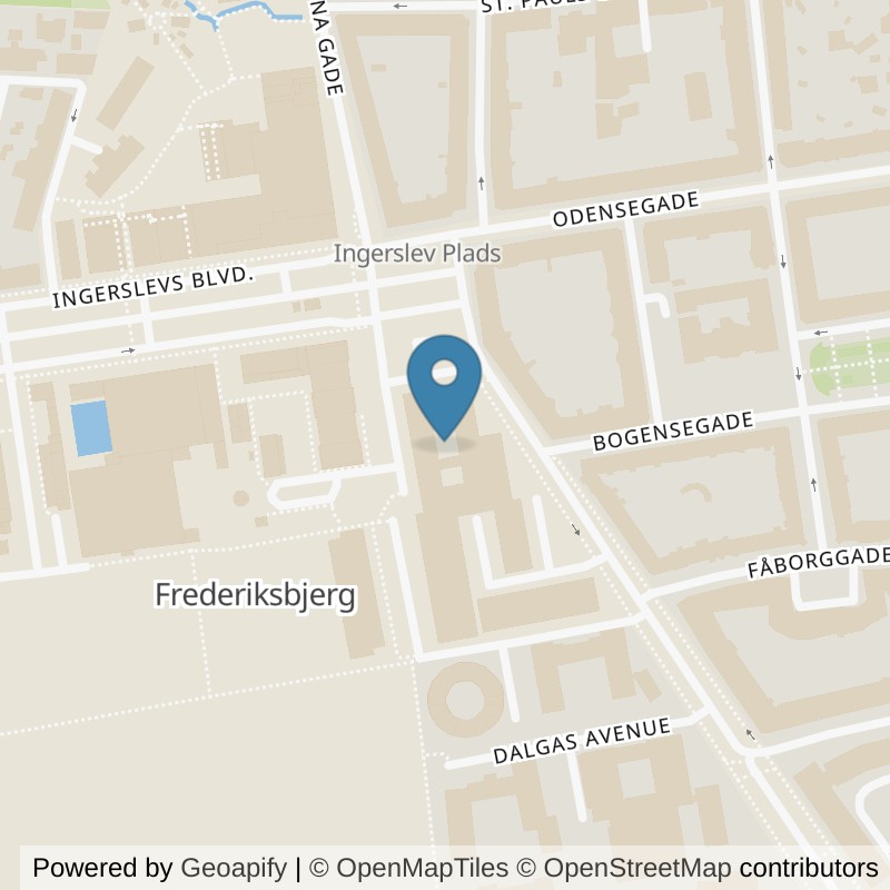 Map: location of PureGym Århus C Dalgas Avenue in Århus C