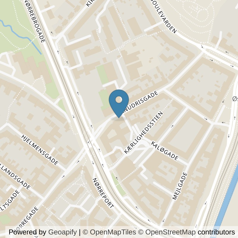 Map: location of PureGym Århus C Nørreport in Århus C