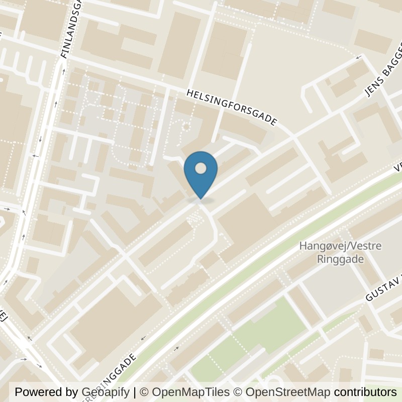 Map: location of PureGym Århus N Jens Baggesens vej in Århus N