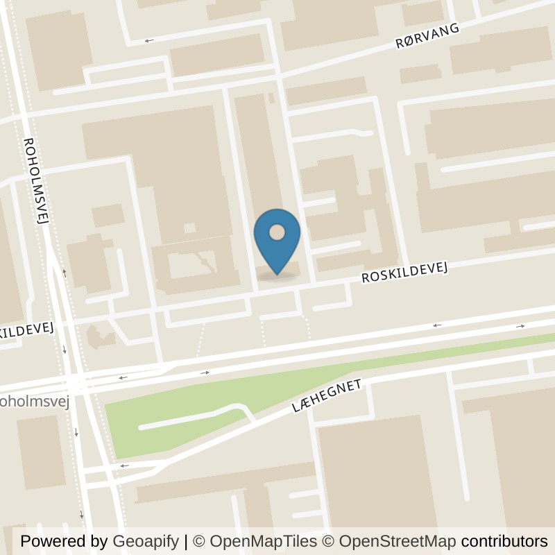 Map: location of PureGym Albertslund Roskildevej in Albertslund