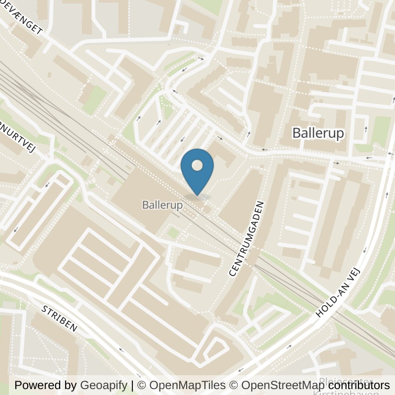 Map: location of PureGym Ballerup Banegårdspladsen in Ballerup