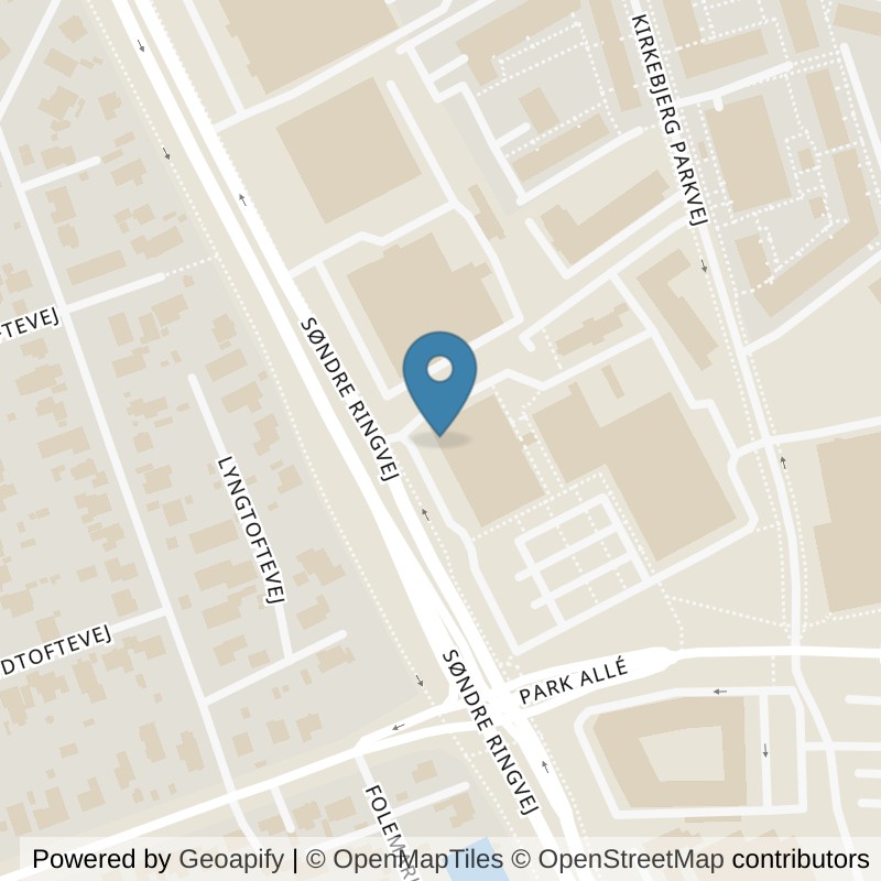 Map: location of PureGym Brøndby Søndre Ringvej in Brøndby