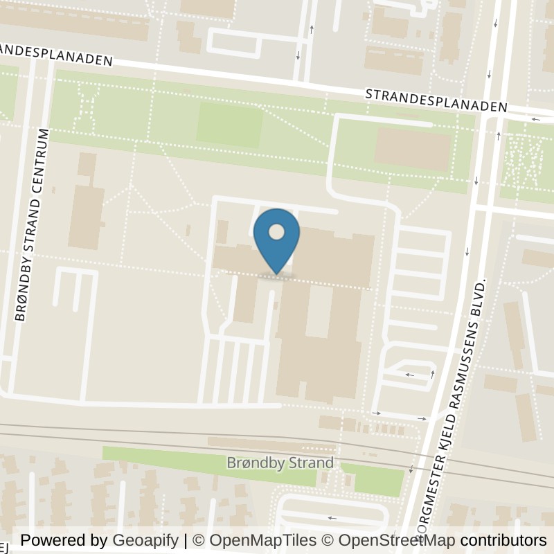 Map: location of PureGym Brøndby Strand Brøndby Strand Centrum in Brøndby Strand