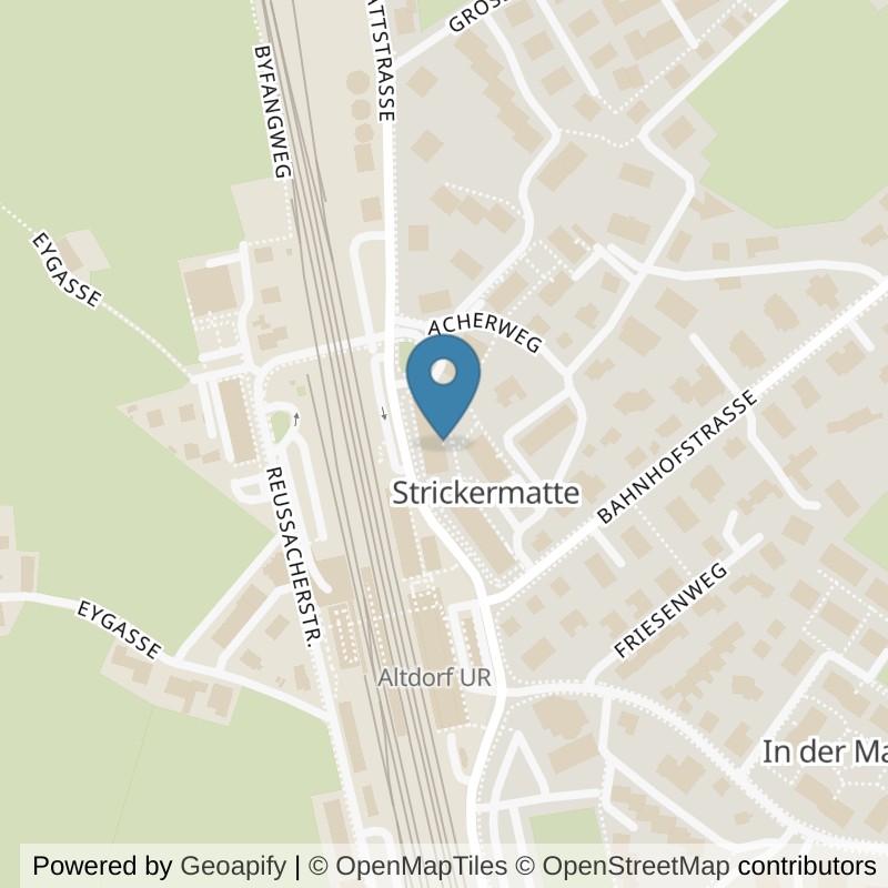 Map: location of PureGym Altdorf in Altdorf