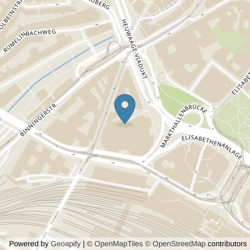 Karte: Lage von PureGym Basel (Steinentorberg) in Basel