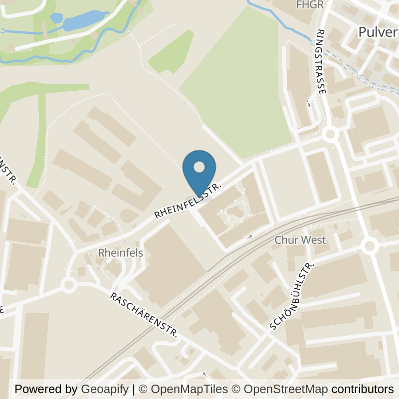 Map: location of PureGym Chur in Chur