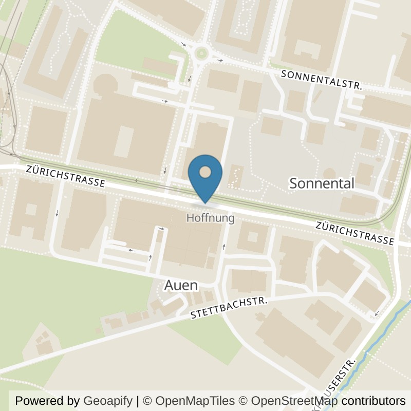 Map: location of PureGym Dübendorf in Dübendorf