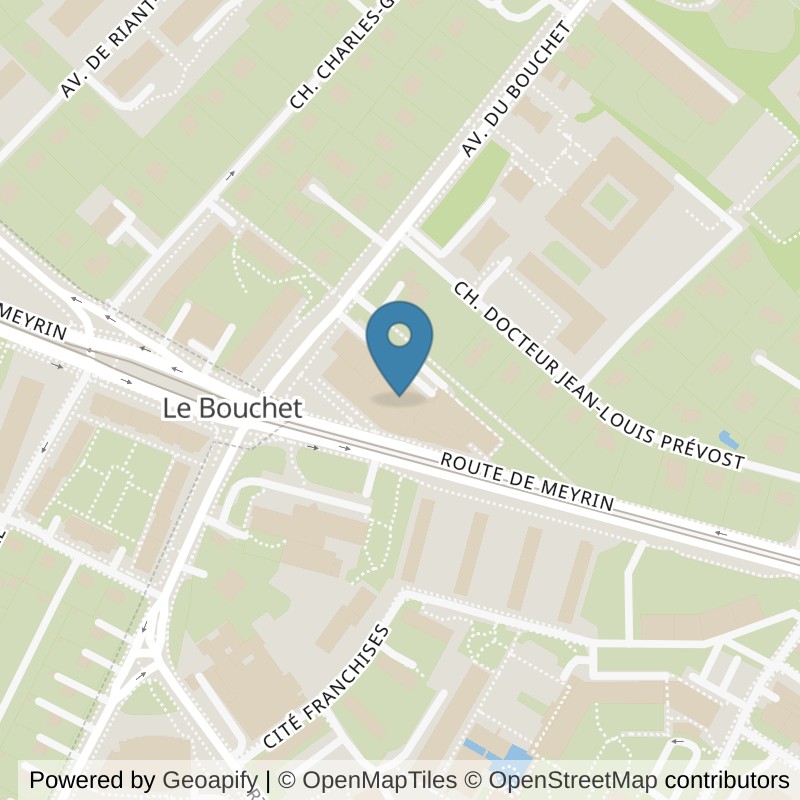 Map: location of PureGym Genf in Genf